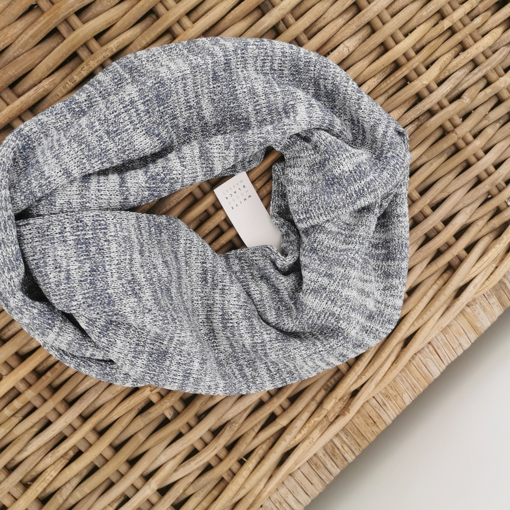 White house black market knit scarf